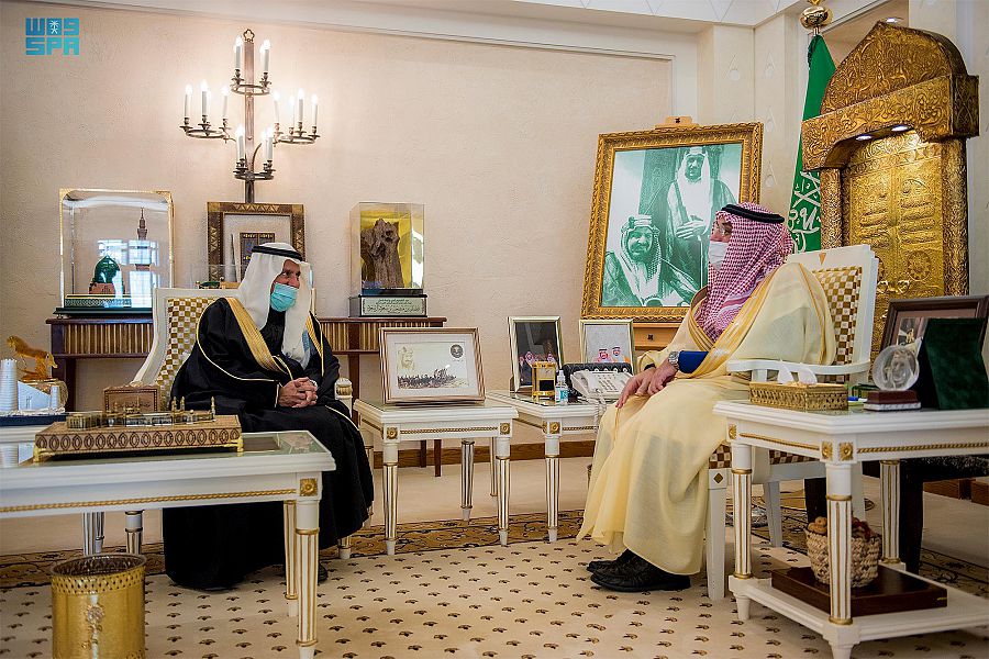 سمو الأمير فيصل بن مشعل بن سعود يستقبل الرئيس التنفيذي لشركة دواجن الوطنية